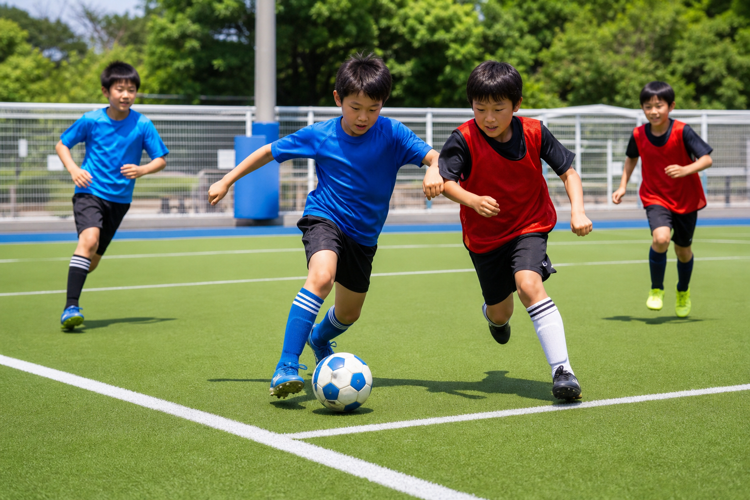 ラインサッカーは初心者でも楽しめる「ゆるサッカー」！