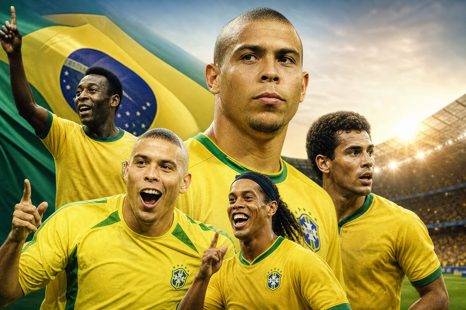 ワールドカップ5回優勝を誇るサッカー王国の歴史を彩るレジェンドたち！