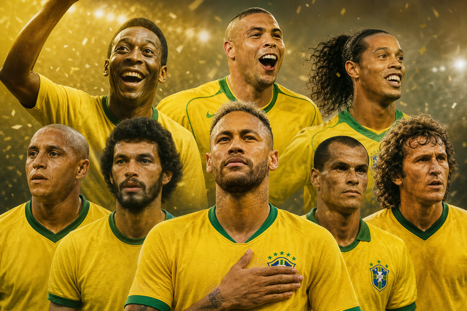 時代を彩ったブラジル代表の歴代レジェンド選手たち