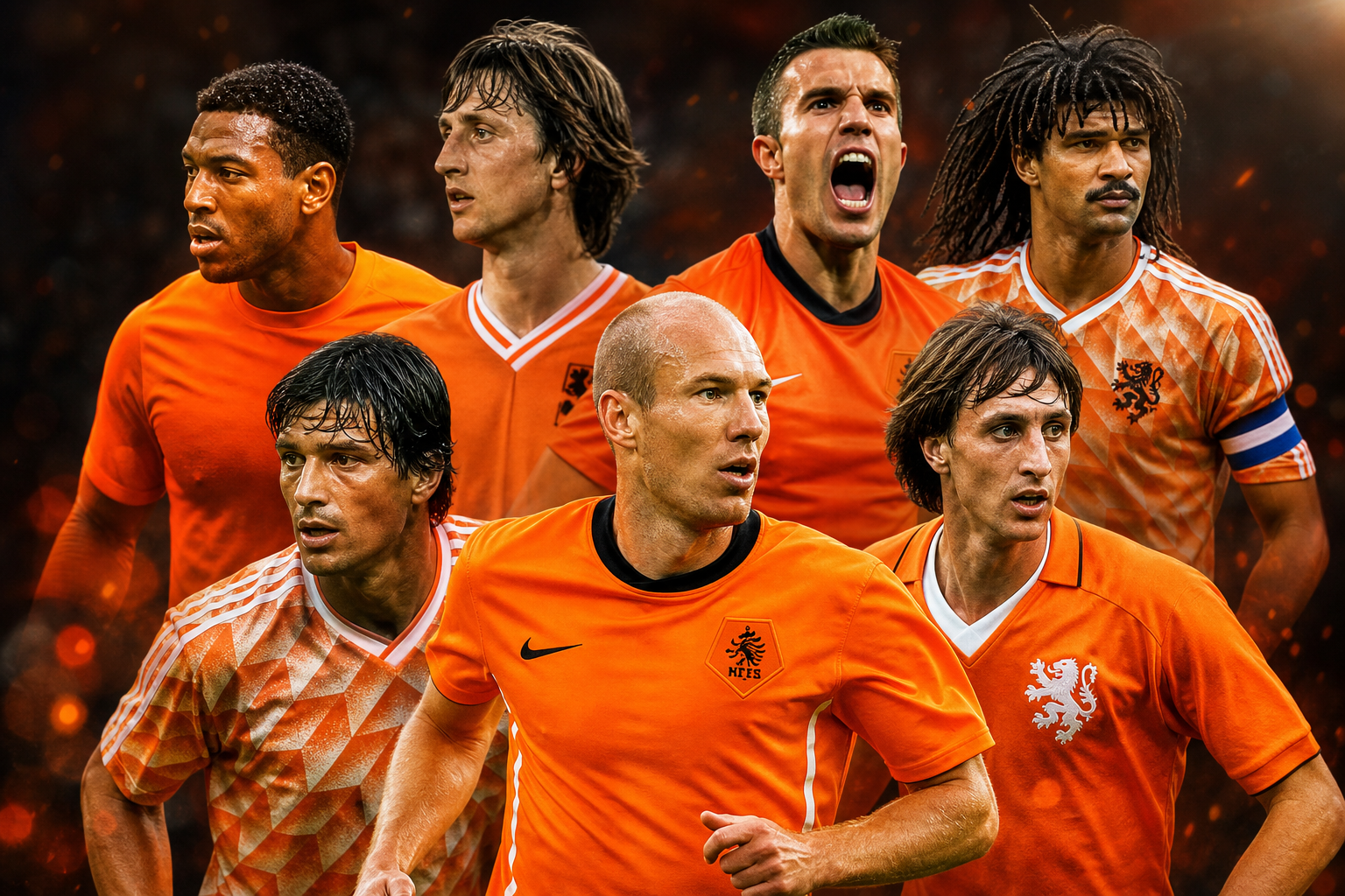 オランダ代表の歴代選手は時代を象徴するスーパースターの宝庫！