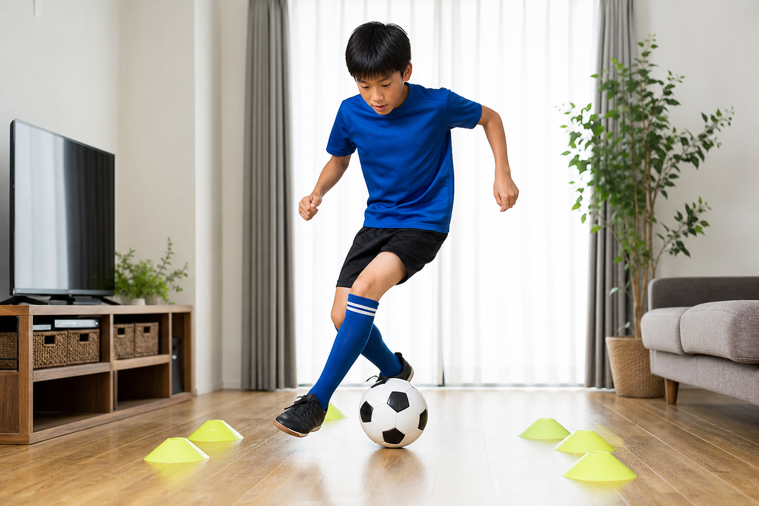 すぐに試せる！部屋でできる具体的なサッカー練習メニュー