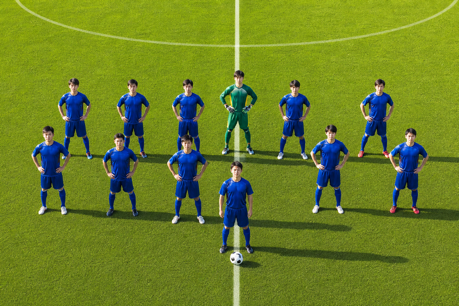 ズバリ!サッカーの基本は1チーム11人