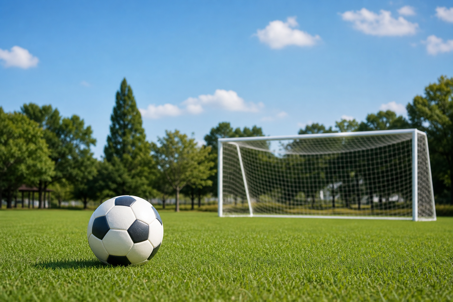 入園は無料でもサッカーゴールの利用には条件があることが多いんです！