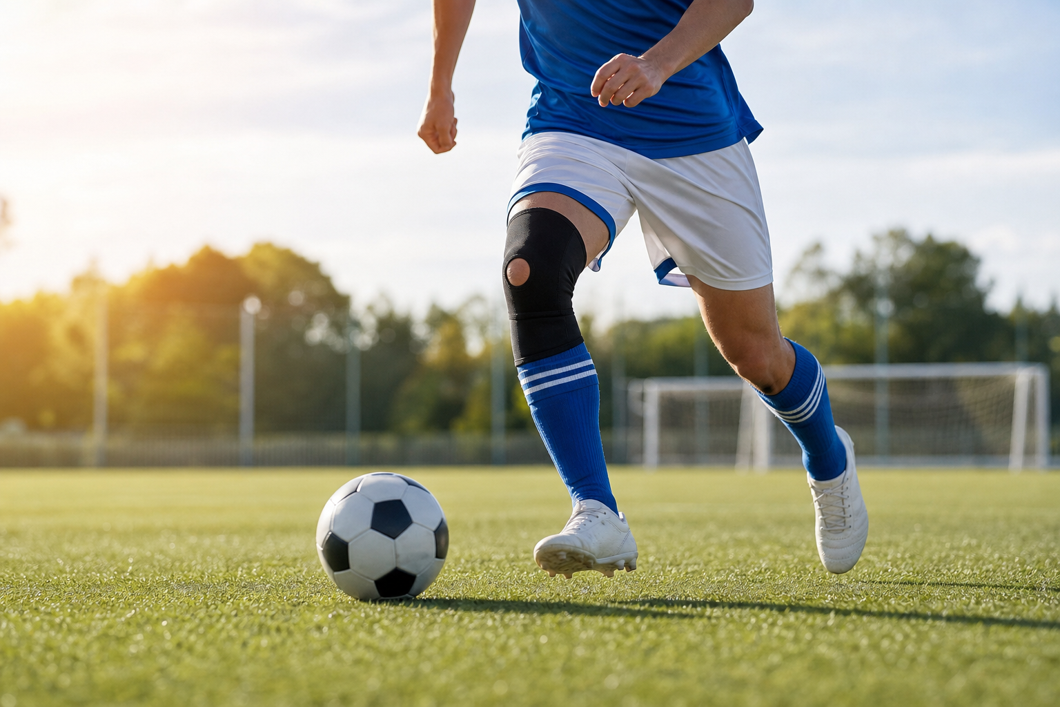 サッカーの試合での膝サポーター着用は基本的にOK！