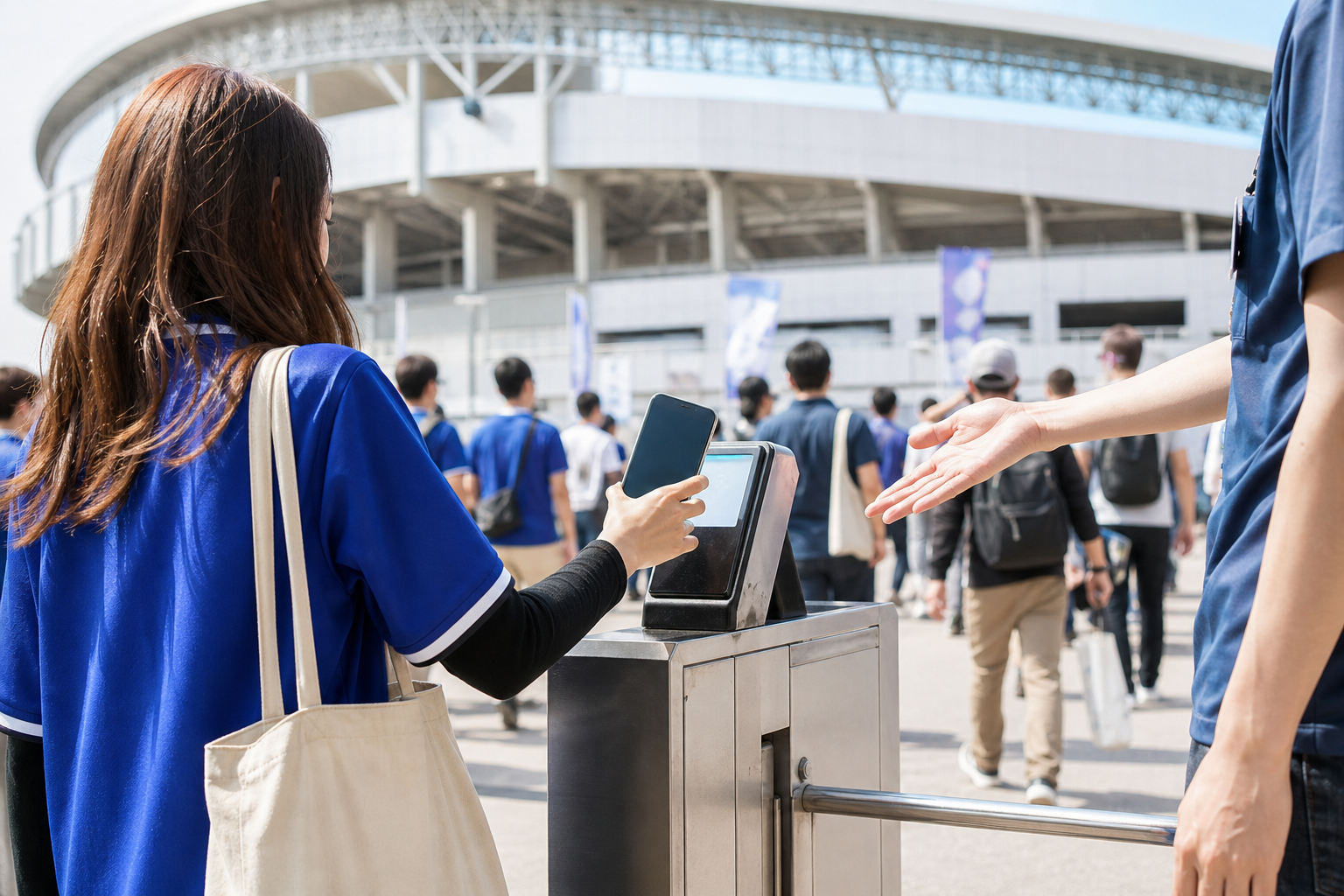 実際にスタジアムで使うときの3つのステップをご紹介！