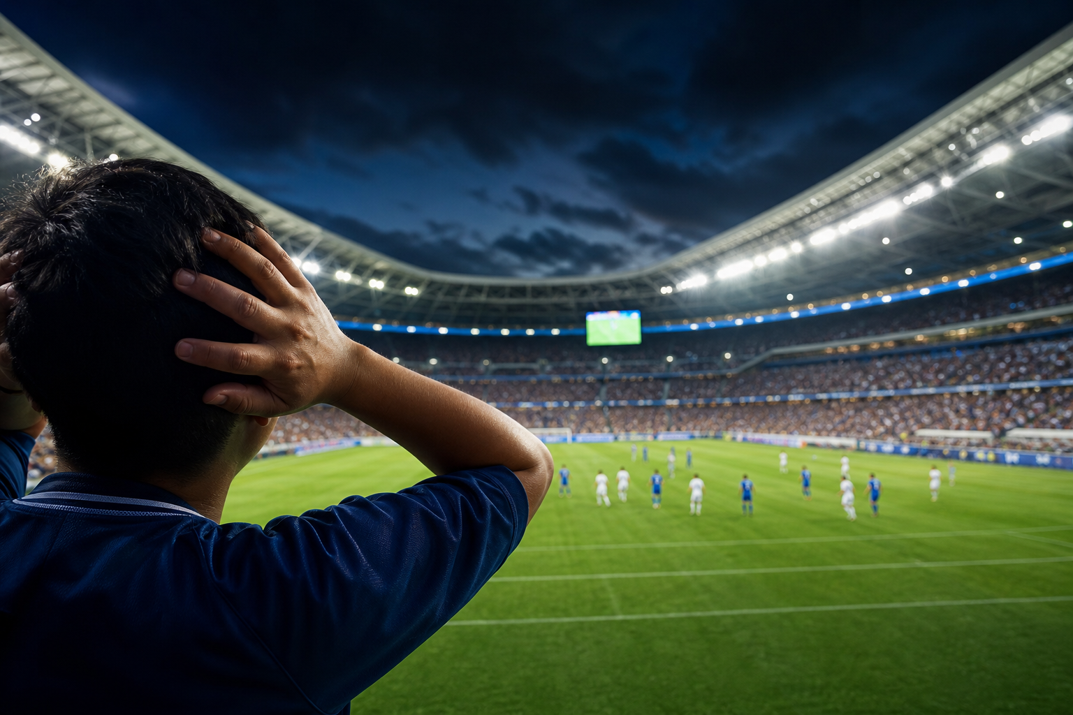 サッカーの試合が実際に終わるまでの所要時間