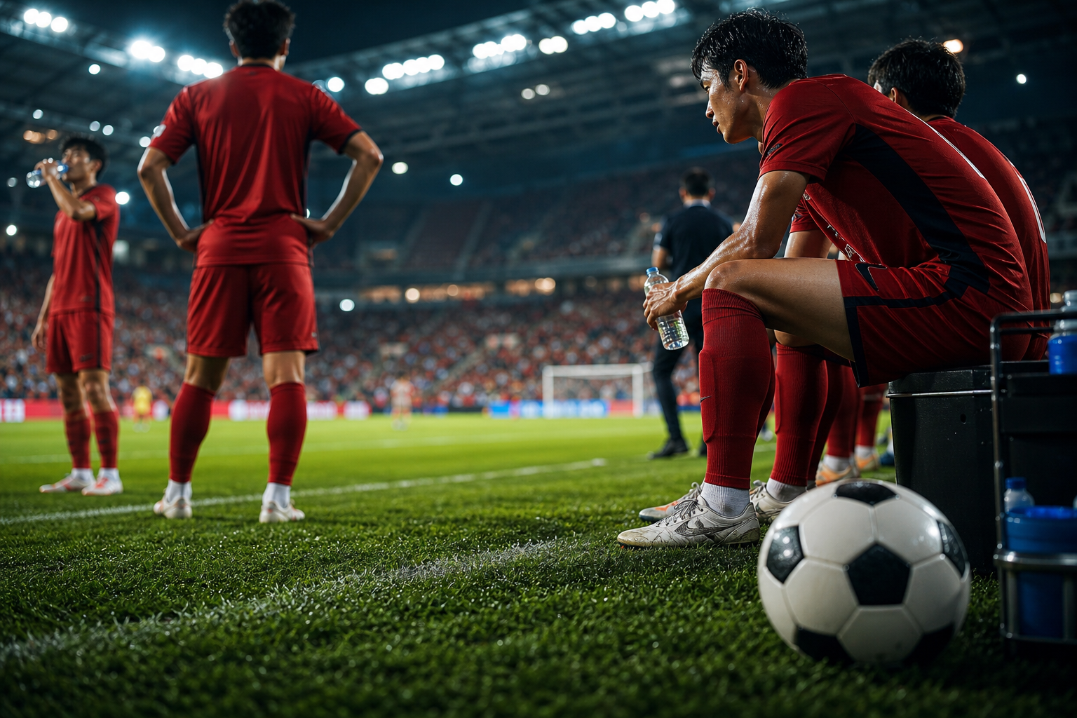 サッカーの休憩時間（ハーフタイム）は通常15分間！