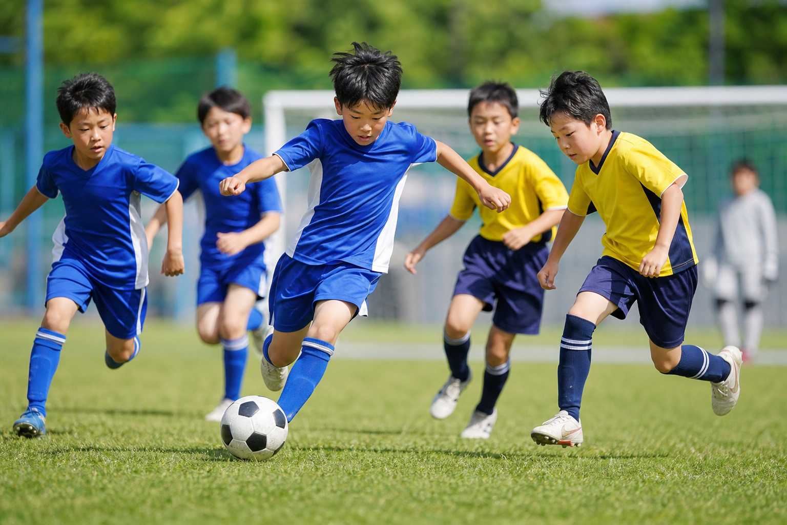 小学生のサッカーは8人制が基本！