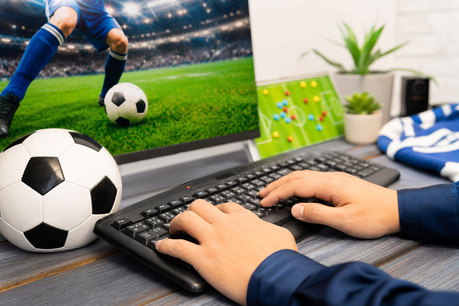 サッカー用語とタイピング練習の最高の組み合わせ！