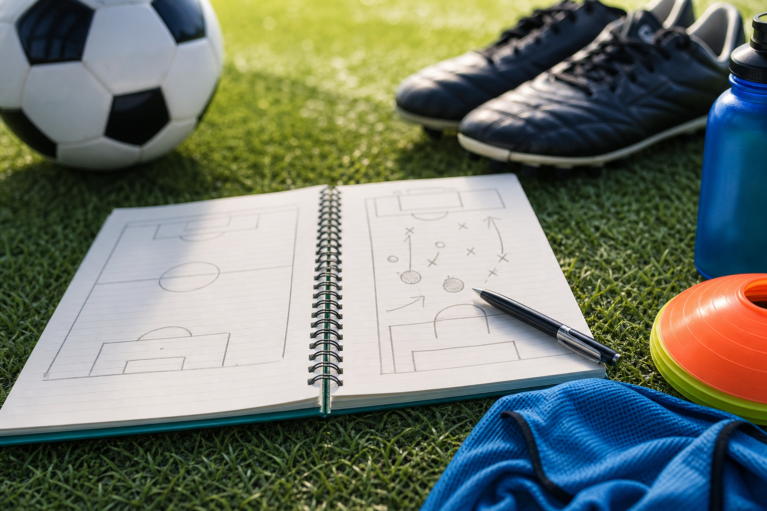 上達するサッカーノートの基本の書き方とは?