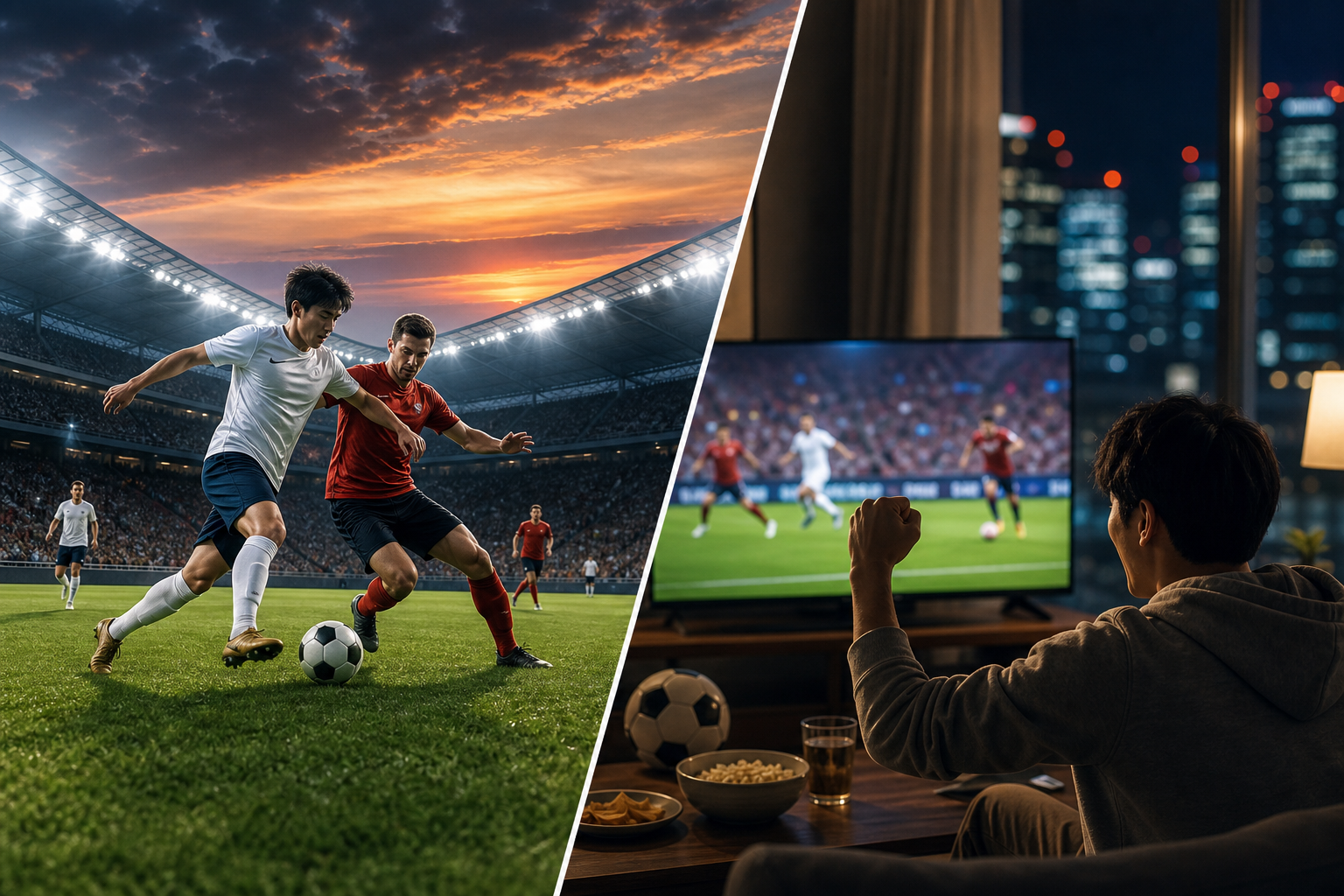 どうして試合時間が夜と深夜にハッキリ分かれているの？