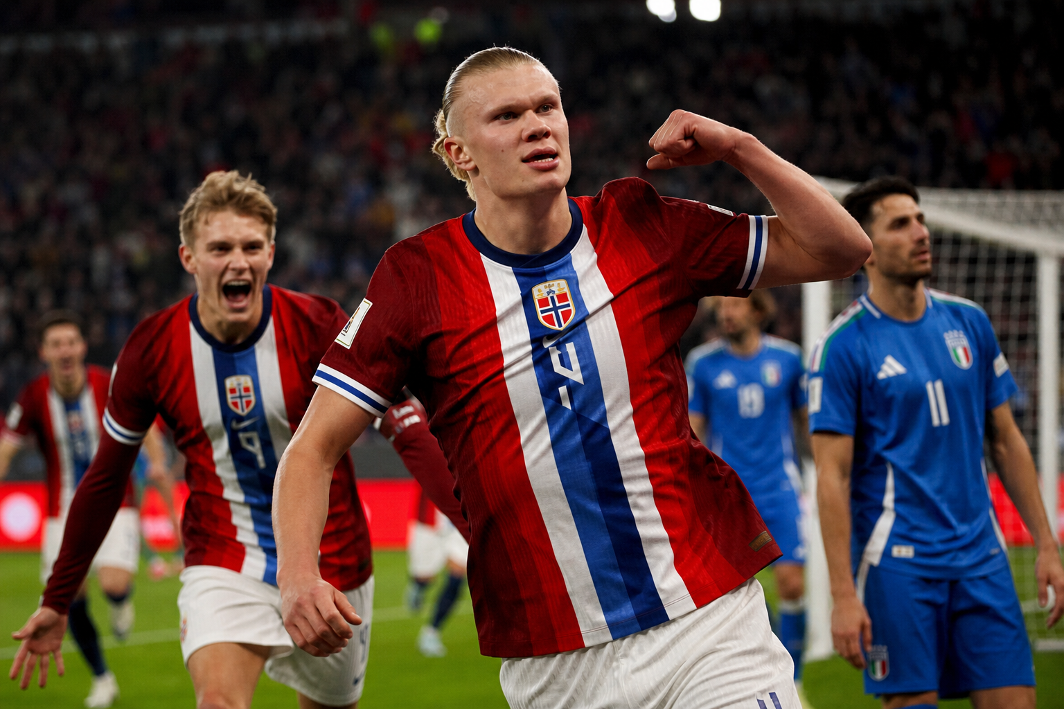 ノルウェー代表が2戦とも快勝し、W杯出場を決定!