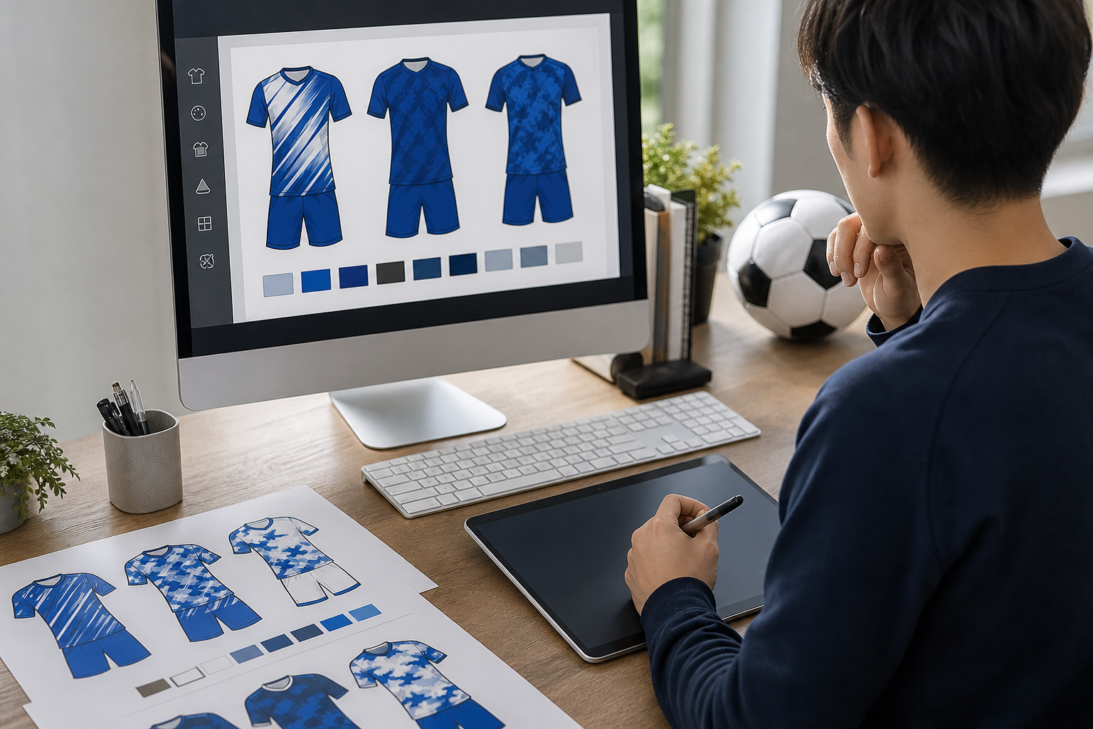 オンラインで完結！サッカーのユニフォーム作りはシミュレーションが超便利