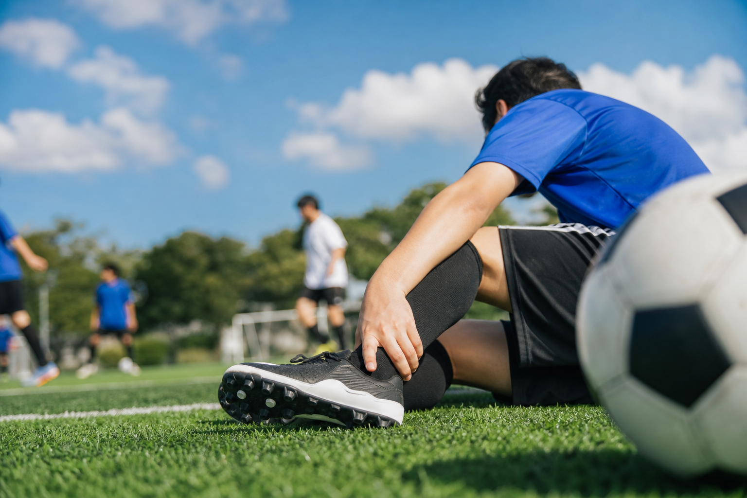 サッカーで起こりやすいケガの全体像