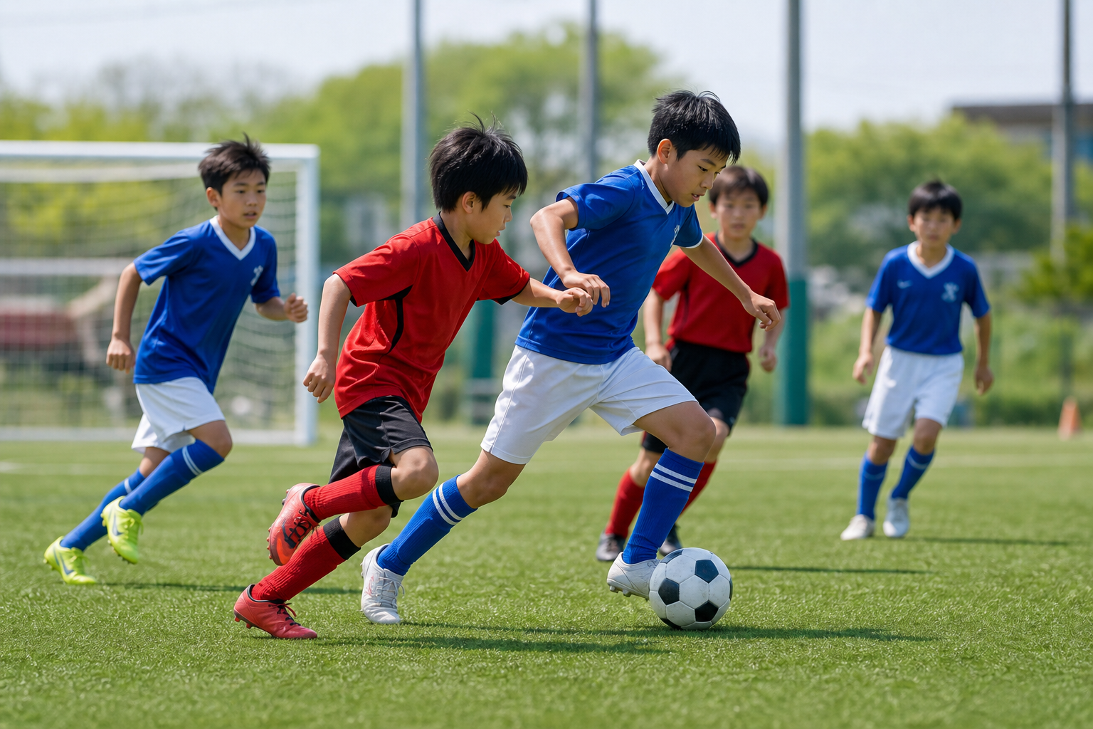 8人制サッカーのポジションは「攻撃と守備の役割が重なる」のが最大の特徴!