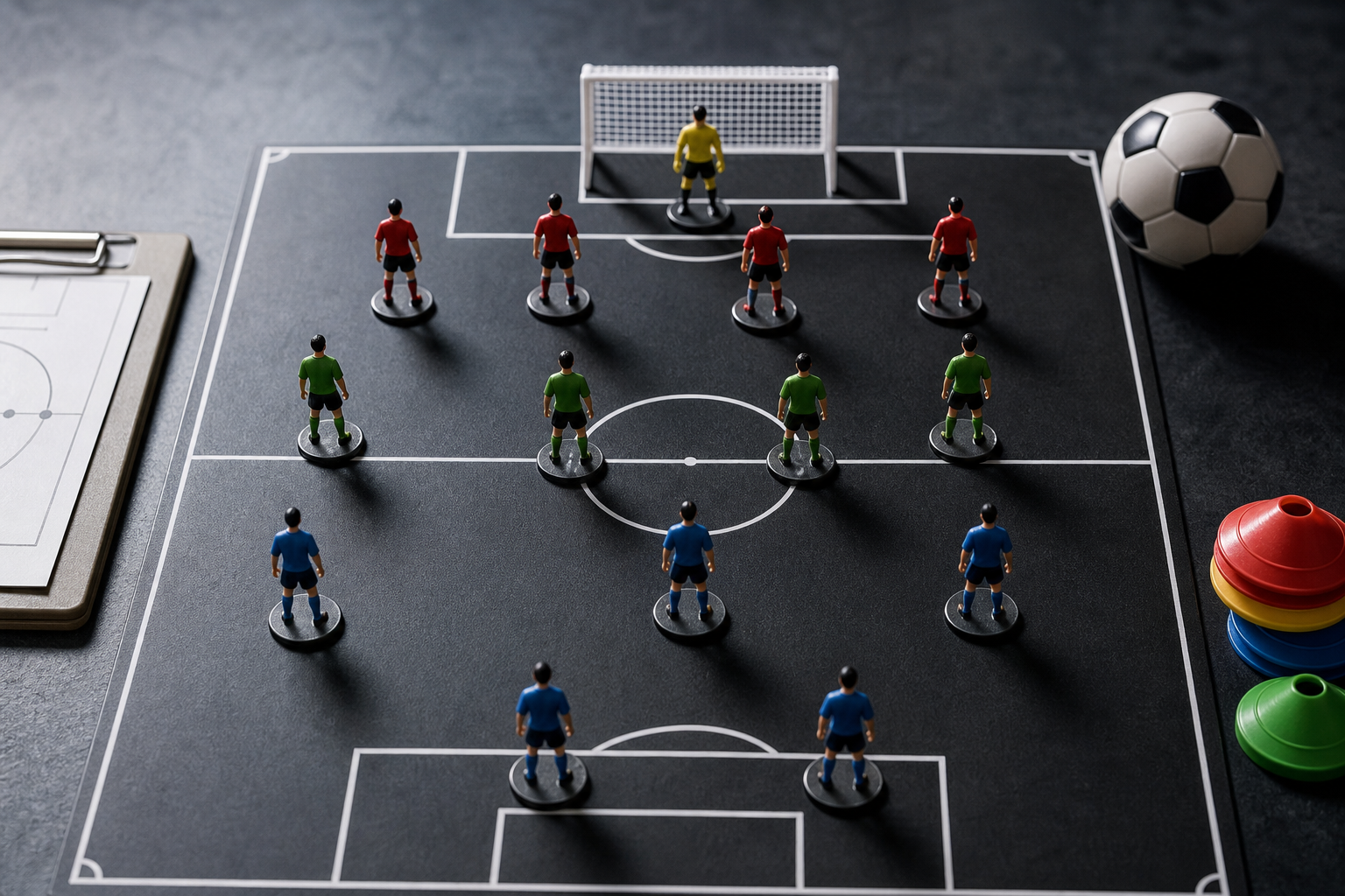 サッカーのポジションの略称は大きく分けて4つ！
