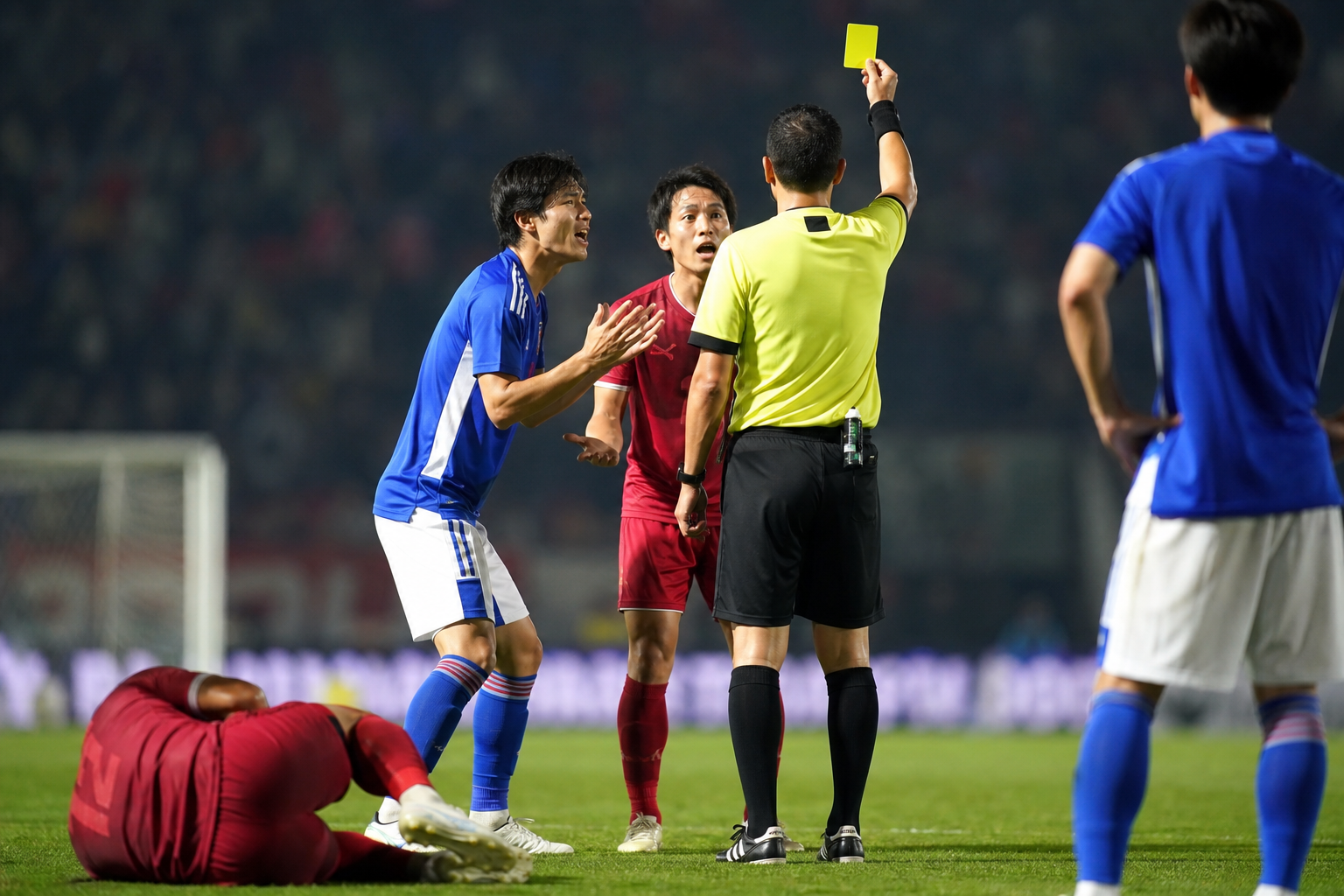 サッカーの反則は大きく分けて「プレー中の接触」と「不正行為」！