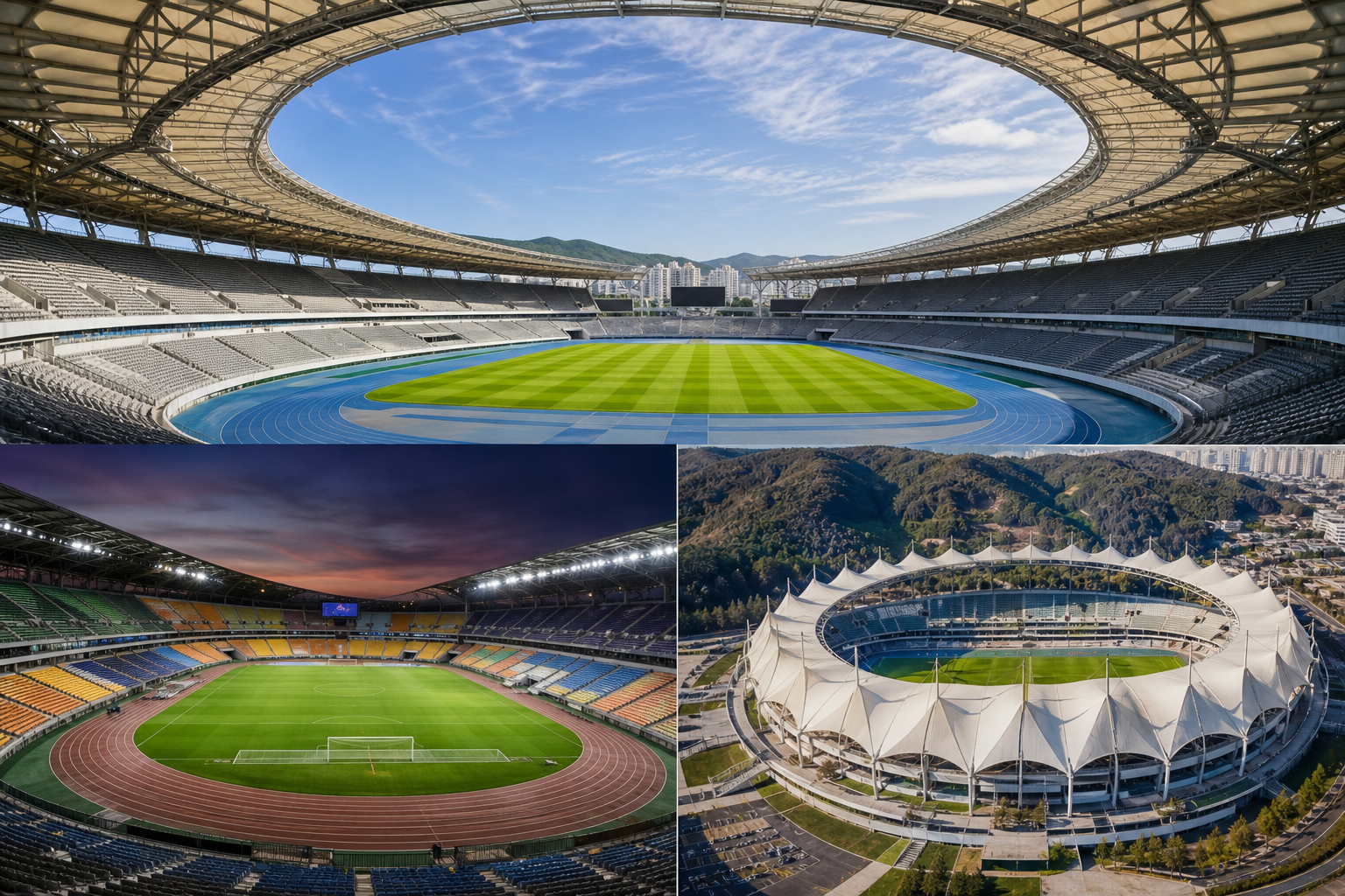 2025年韓国大会で使用された3つの熱戦の舞台