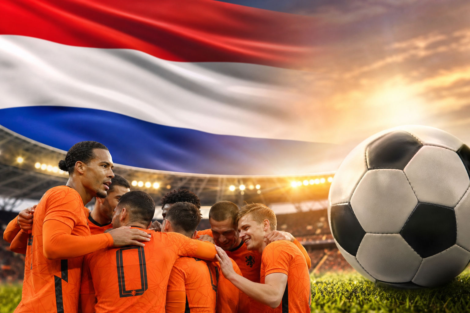 オランダ男子代表の最新のFIFAランキングは世界9位！