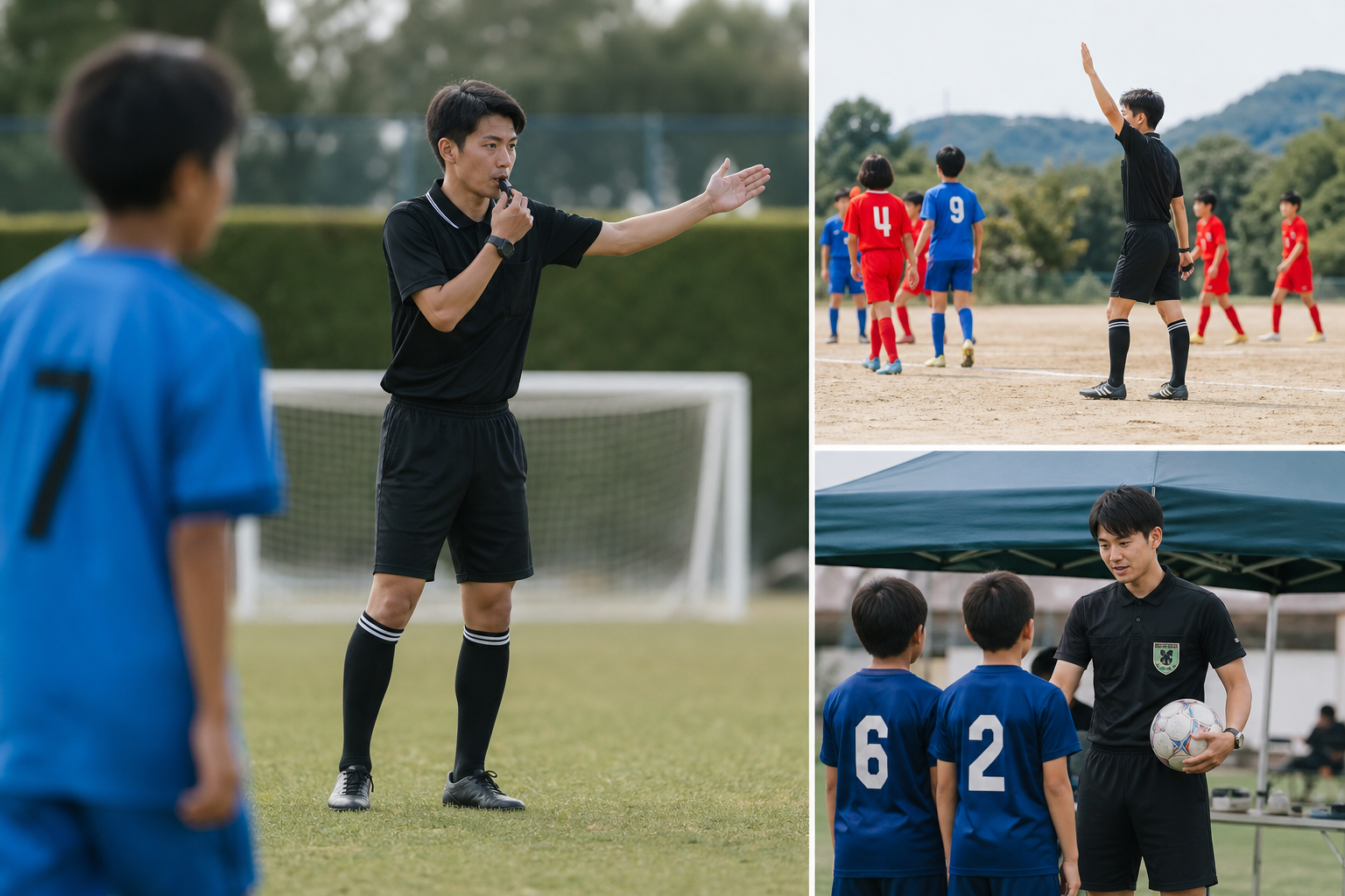 サッカー3級審判員の具体的な担当イメージ3選