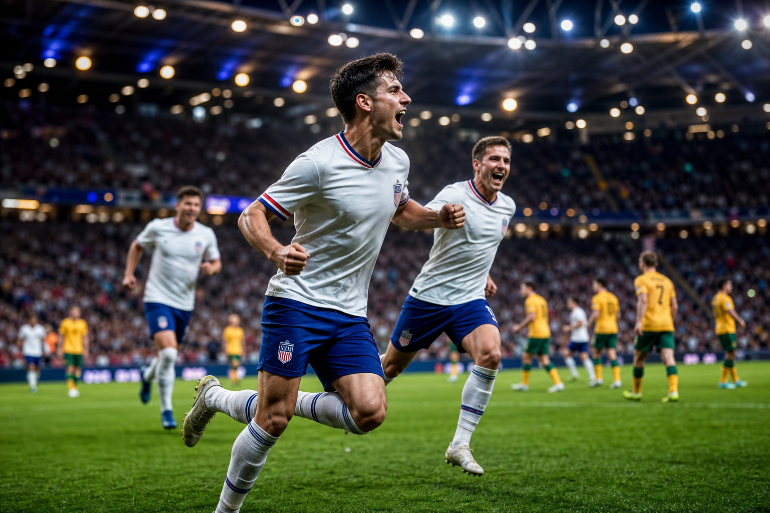 アメリカ合衆国が2-0で勝利し、見事なグループリーグ突破を決めました！