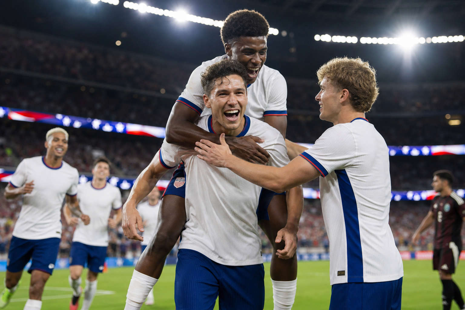 アメリカが3-0でメキシコに完封勝利しました！