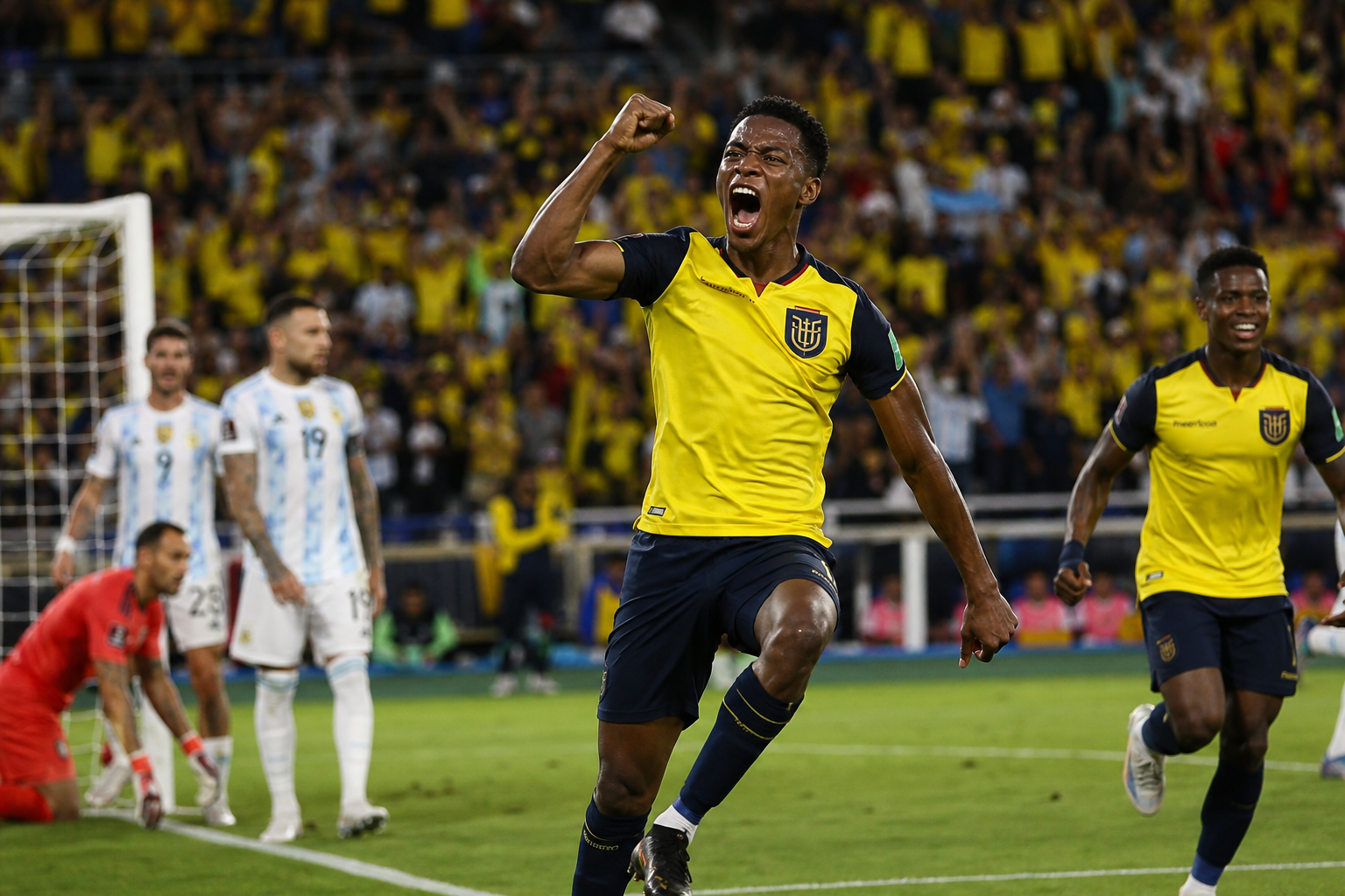 エクアドルが1-0で大金星!激しい攻防の結末