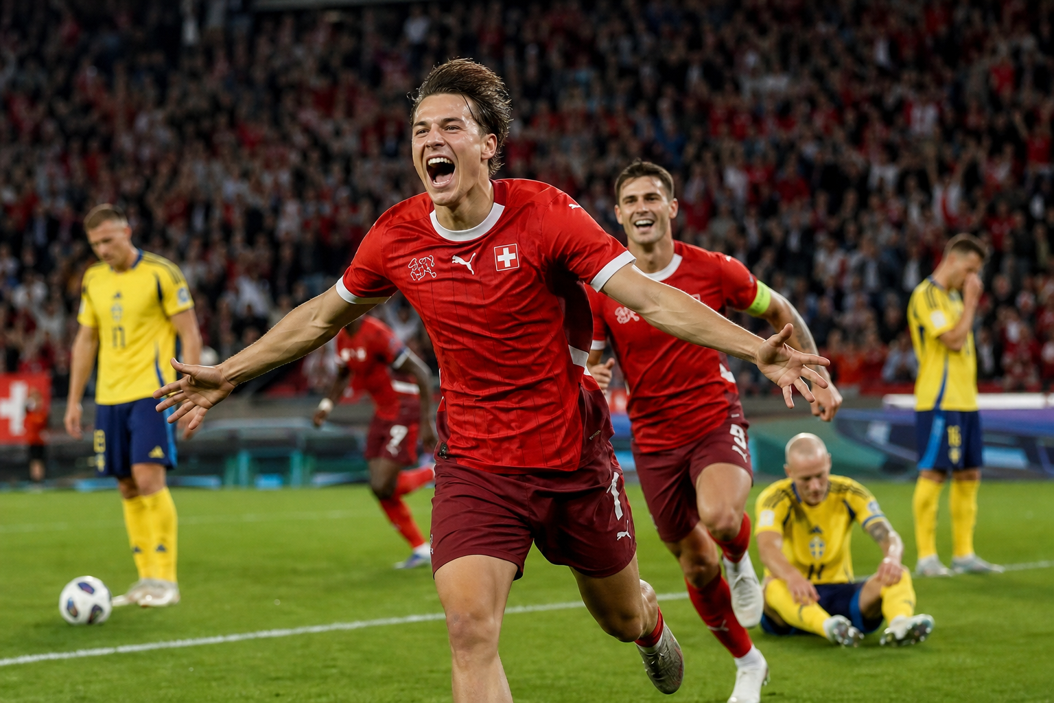 2025年11月のW杯欧州予選はスイスが4-1で快勝!