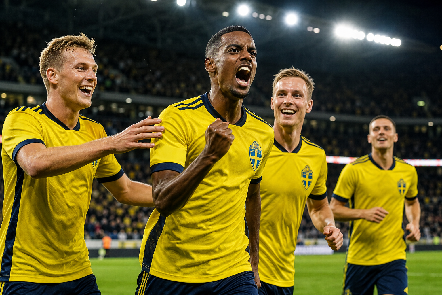 スウェーデンが大勝！気になるトップ評価はイサク選手の8.9！