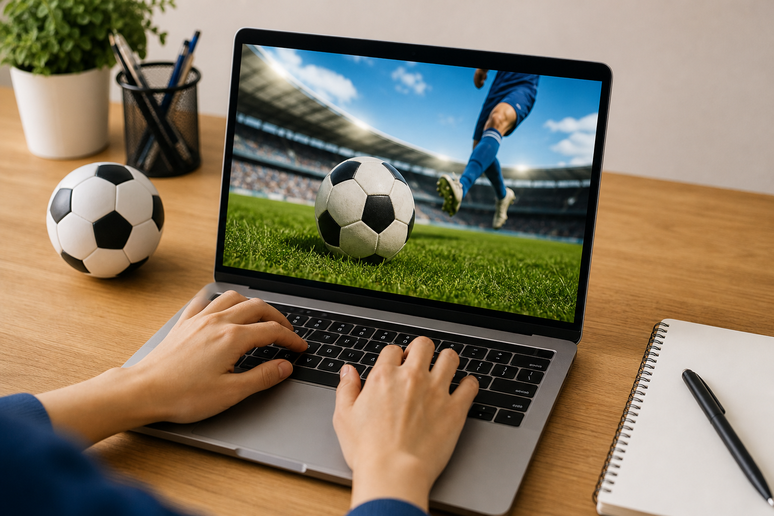 大好きなサッカーならタイピング練習が続く理由