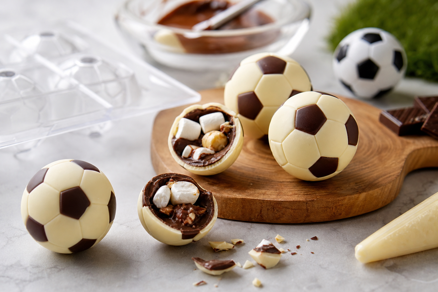 失敗しない！サッカーチョコ作りのコツと具体例